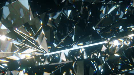 beautiful slowly rotating diamond. seamless loop 4k cg 3d animation, nice looping abstract background.