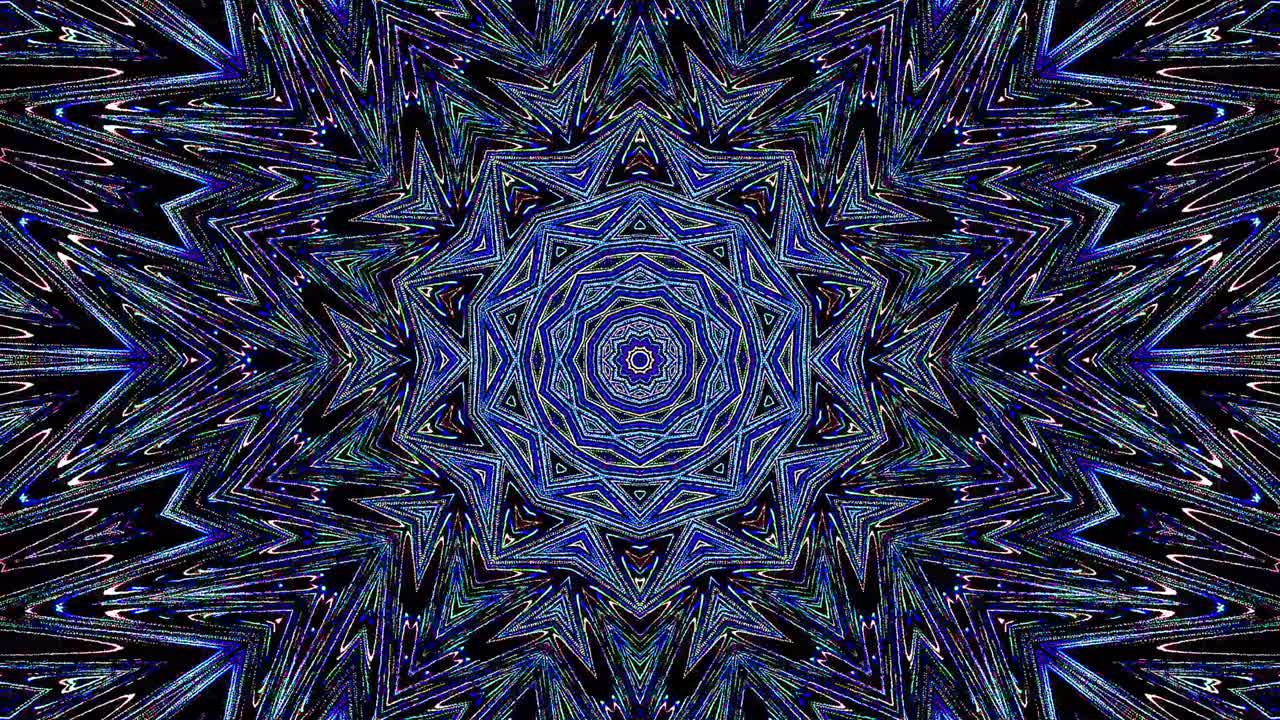 luz abstracta brillante que gobierna el color azul, caleidoscopio, fondo a todo color