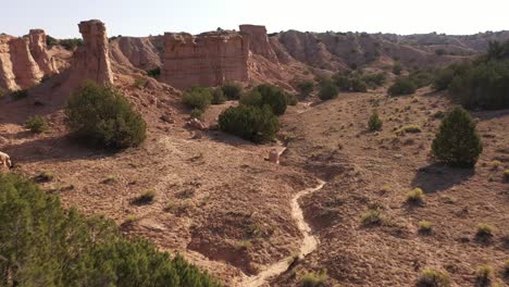 new mexico. desert 4k drone flying