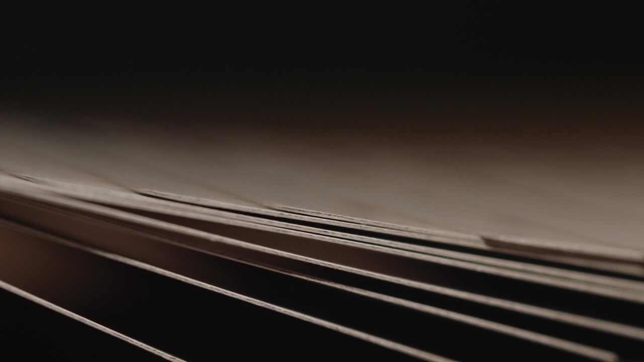 Macro of Card Pyramid in 4K