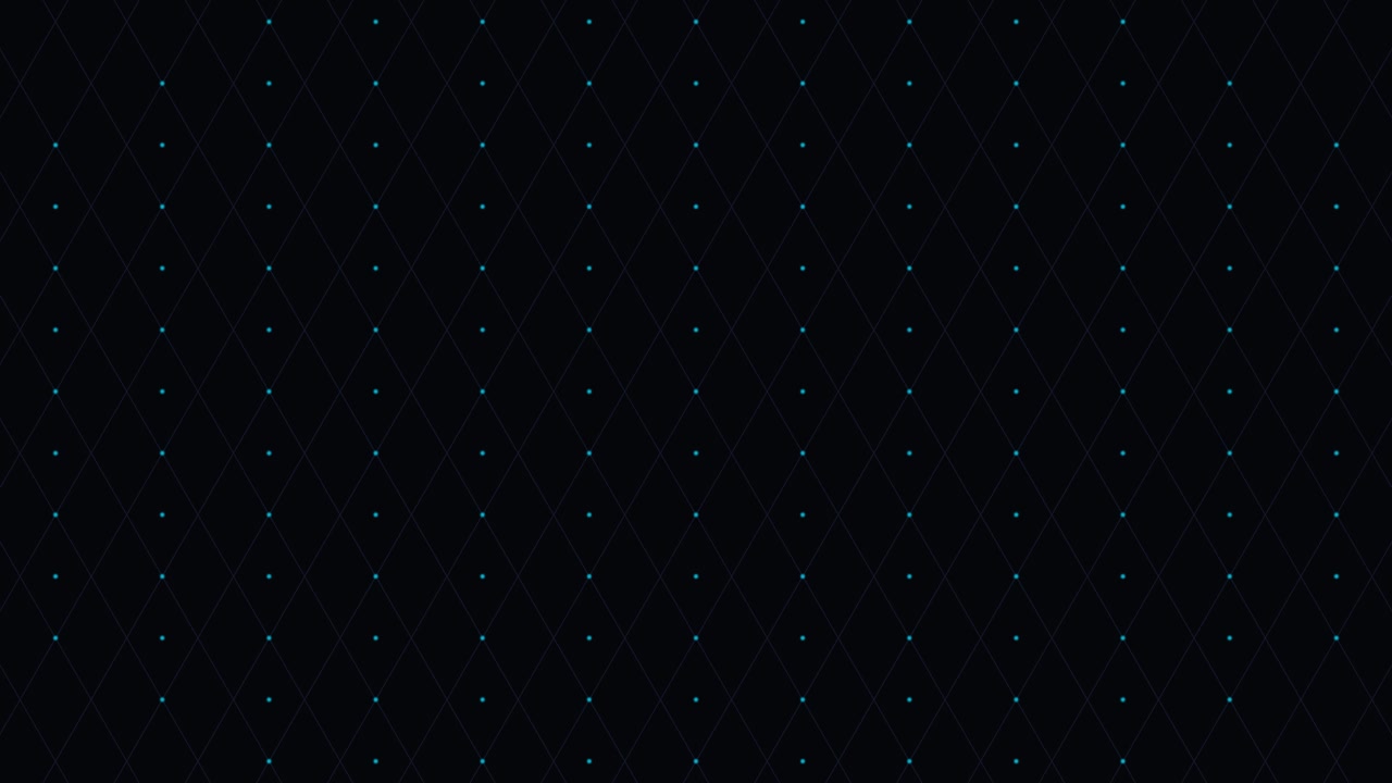 Abstract Geometric Grid Pattern with Glowing Blue Dots