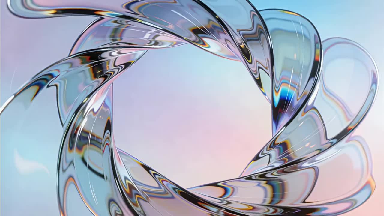 3D Abstrakt Sømløs Animationsbaggrund