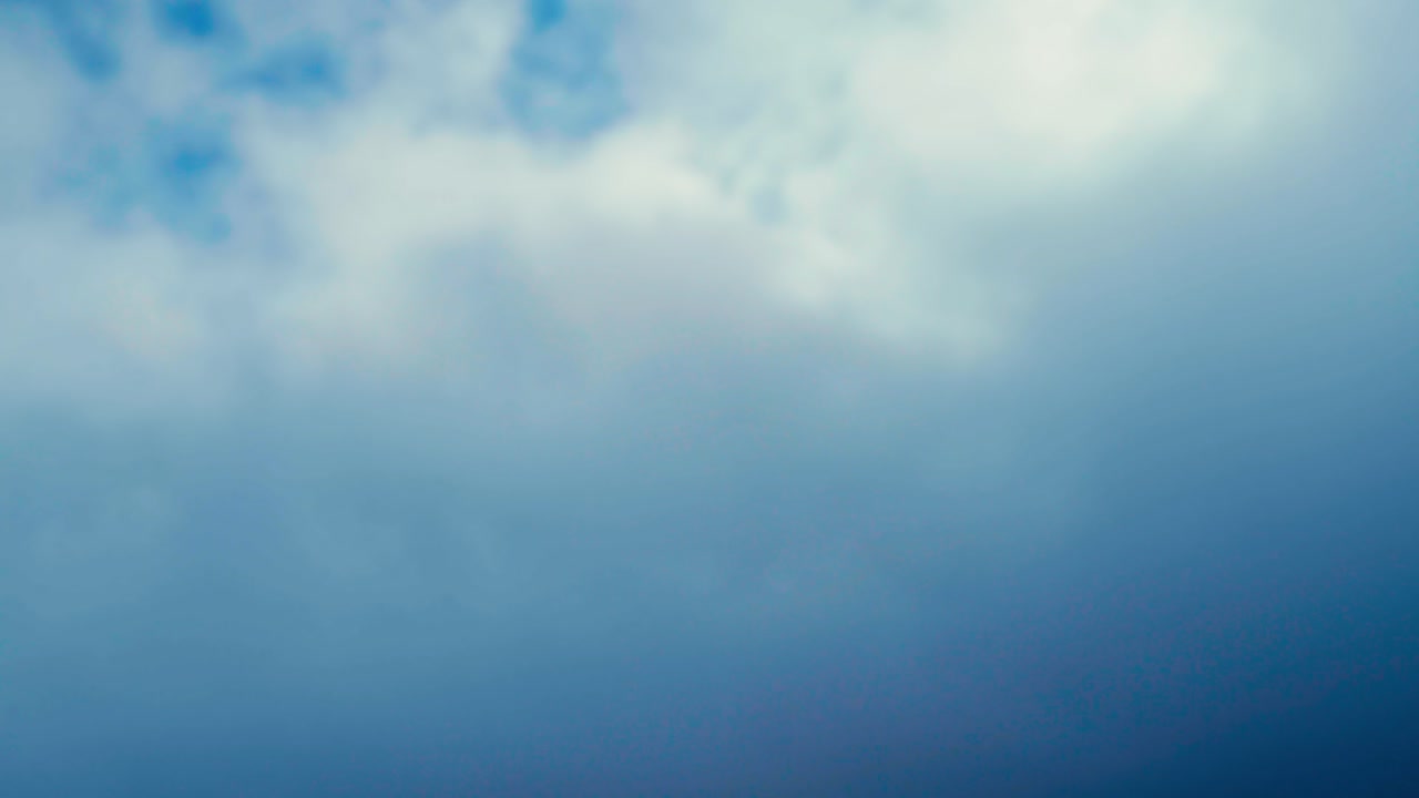 Cloudscape Moving On Dark Stormy Sky. Timelapse