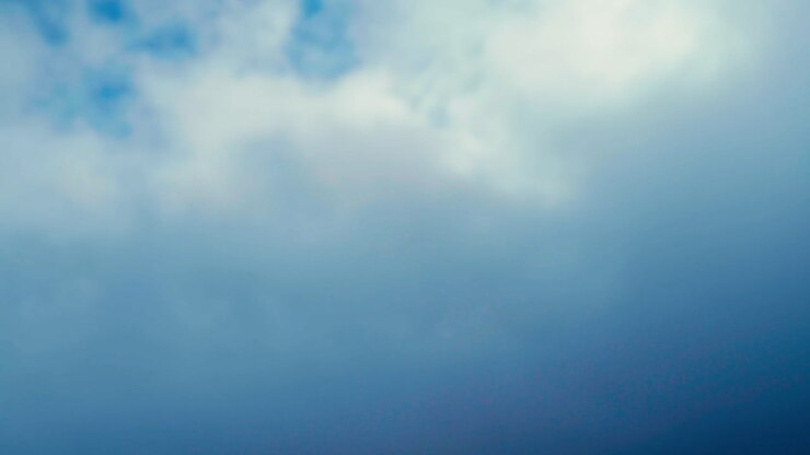Cloudscape Moving On Dark Stormy Sky. Timelapse