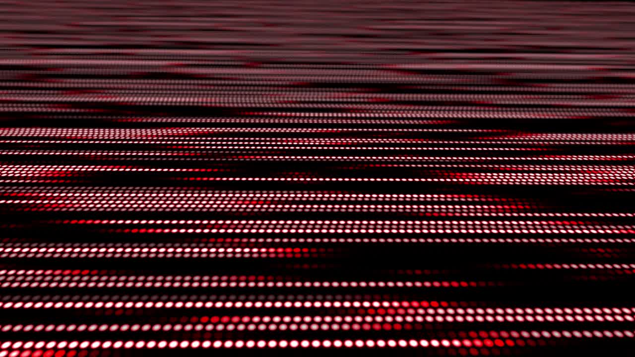 animación de puntos línea cibernética gráficos de movimiento