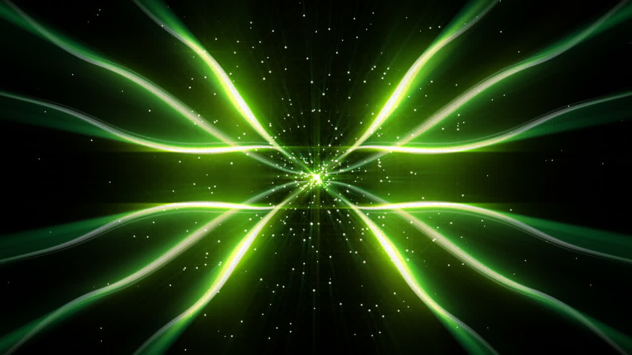 движущиеся зеленые полосы