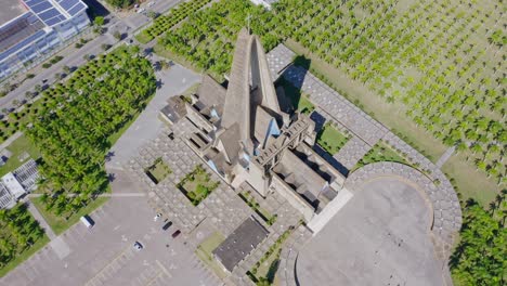 high angle view of basilica nuestra senora de la altagracia, higuey