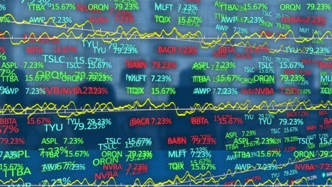 Animation-of-financial-data-processing-over-empty-office