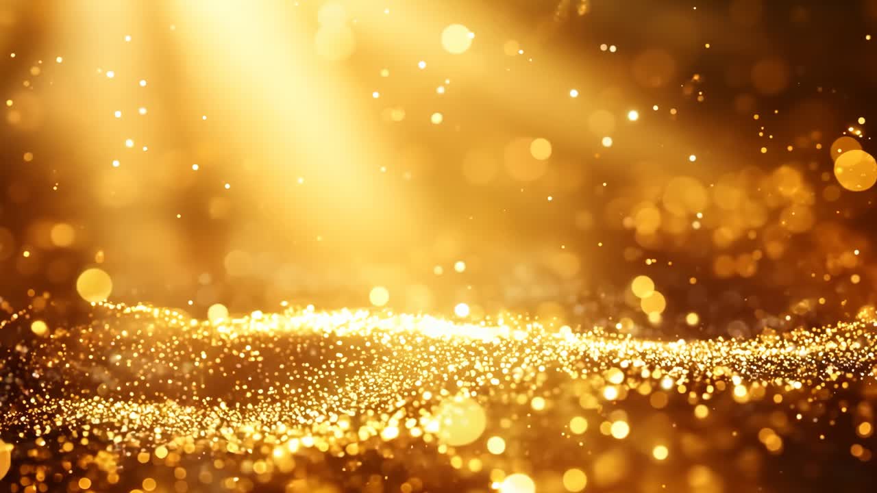 A bright yellow background with a lot of sparkles. The sparkles are scattered all over the background, creating a sense of movement and energy