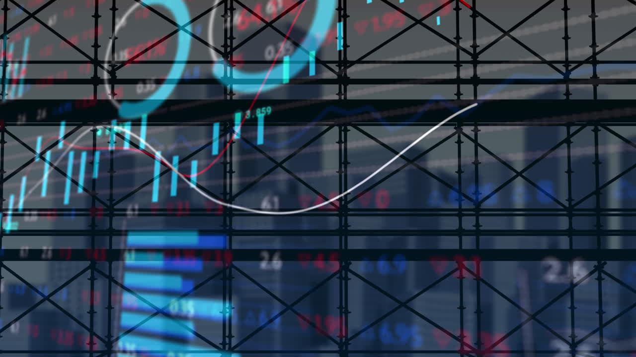 스카포딩의 애니메이션, 금융 데이터 처리 및 통계