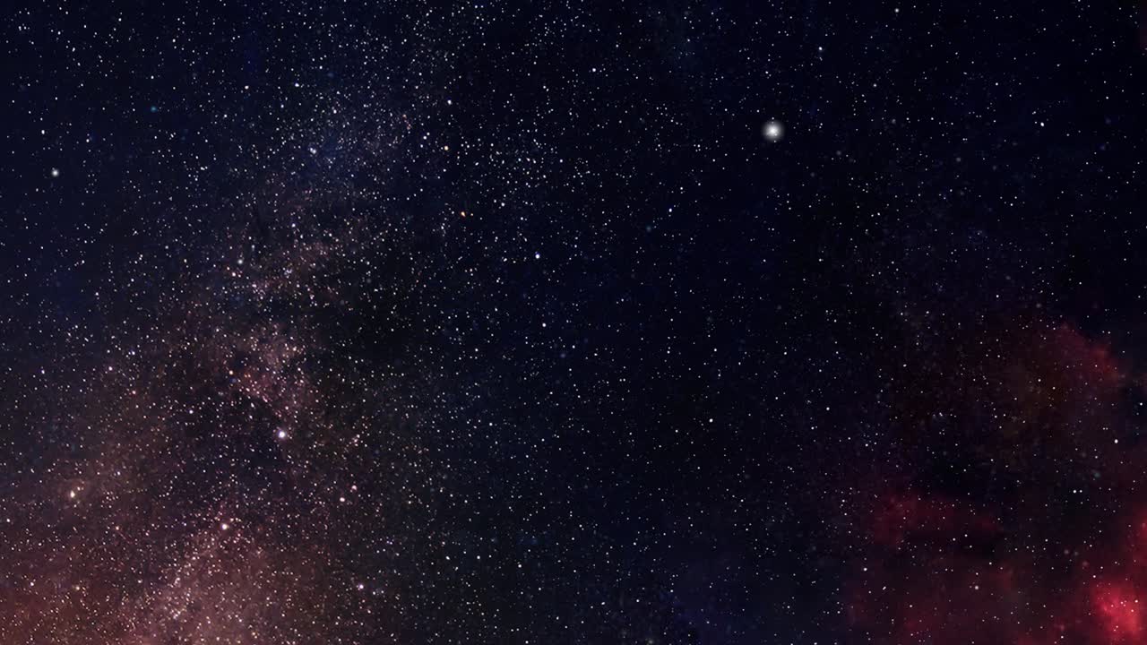 stars decorate the night sky 4k