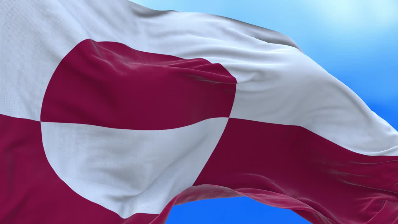 그린란드 발의 끊임없는 루프.