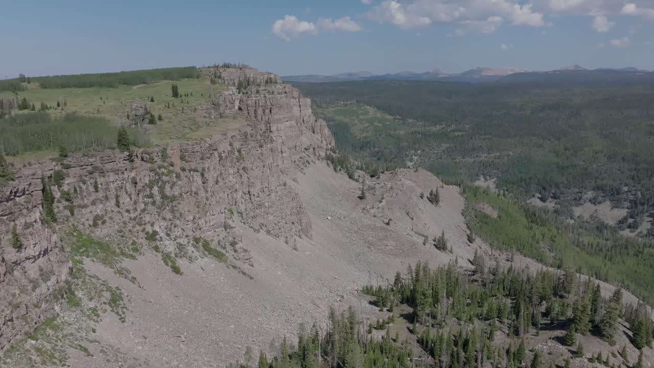 северный юта воздушный ландшафт для кемпинга.