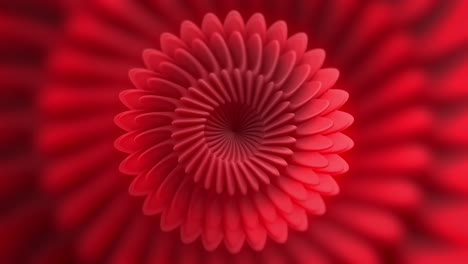 abstract red spiral flower pattern