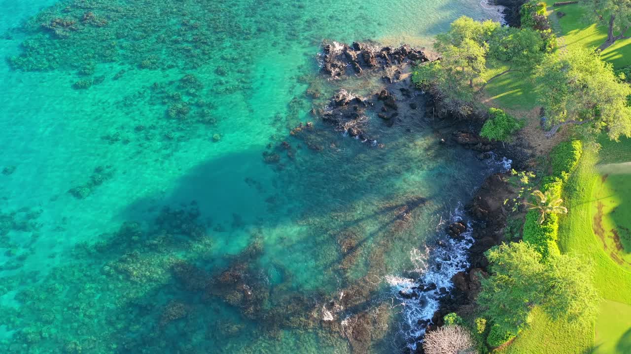 Stunning drone footage of Wailea-Makena, Maui. Resorts, villas, and tropical coastline with turquoise waters and golden beaches—perfect for travel, nature tourism and real estate