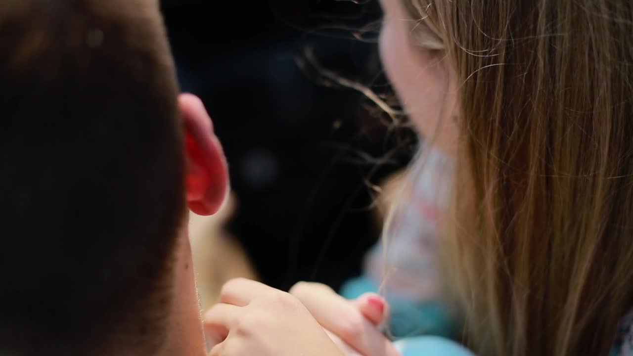 Friends Driving On Summer Road Trip. Freedom, happy free couple in car driving in car cheering joyful with arms raised