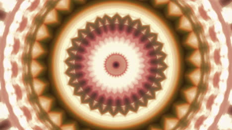 abstract rossette-like kaleidoscope animated pattern