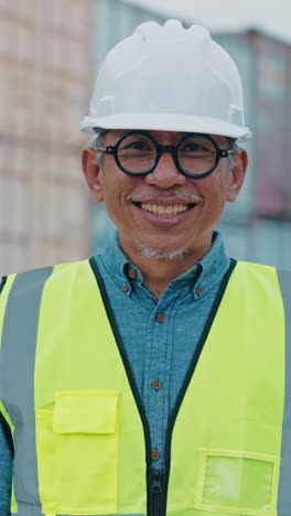 smiling engineer in safety gear