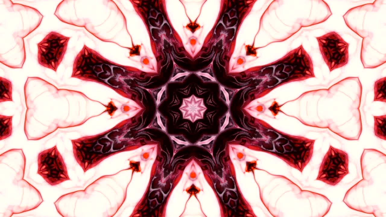 movimiento de fondo de kaleidoscopio abstractamente colorido