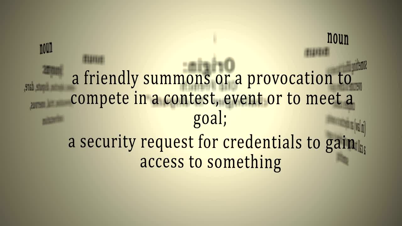 Definition: Challenge