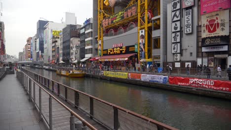 vibrant dotonbori district with iconic don quijote landmark in osaka, japan