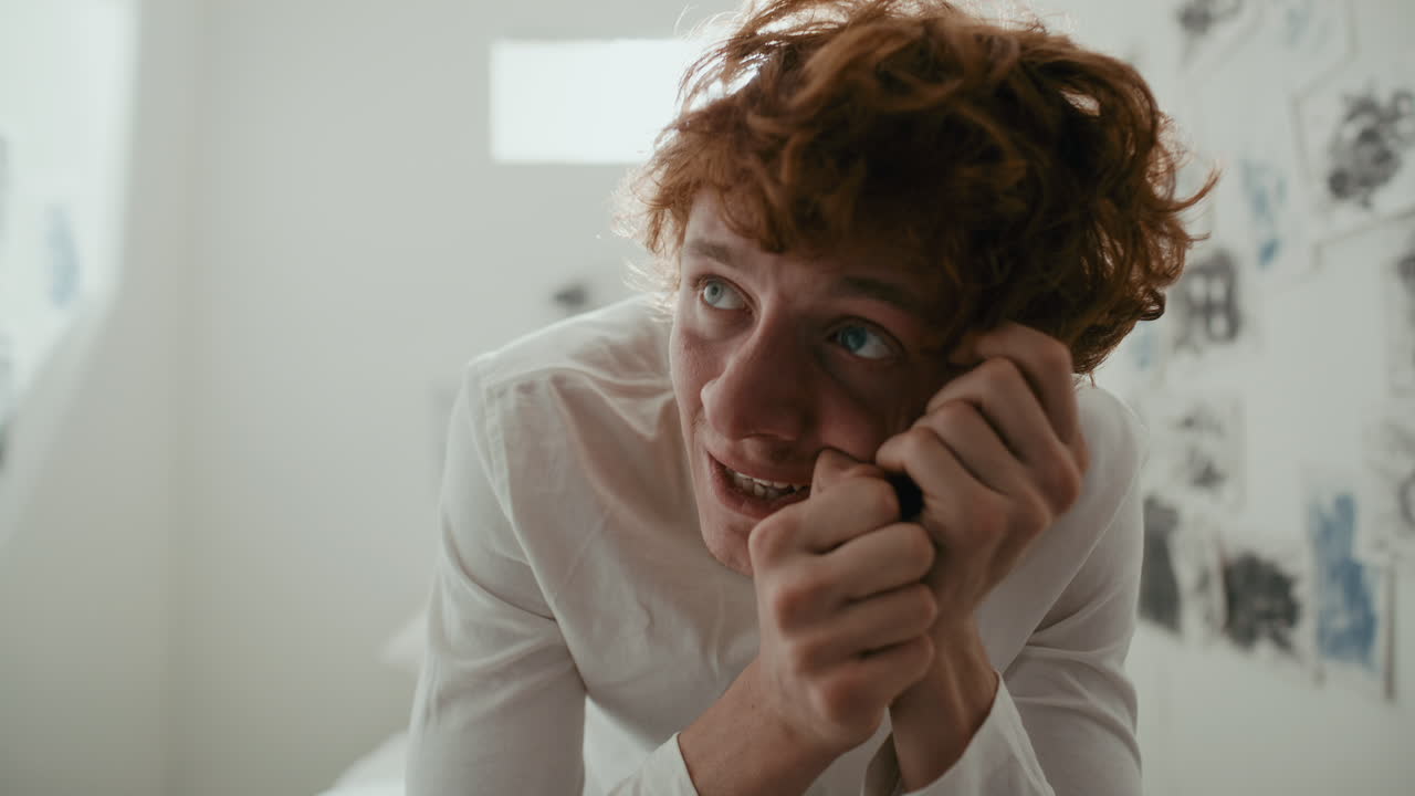 Distressed Patient Experiencing Psychotic Episode in Hospital Ward