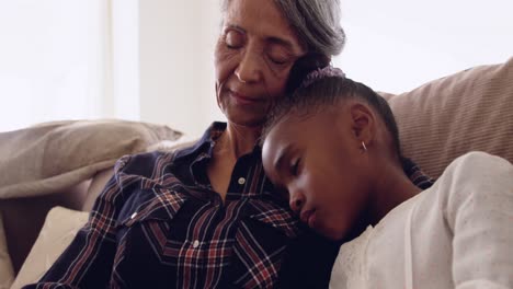 Mature-woman-enjoying-time-with-her-granddaughter