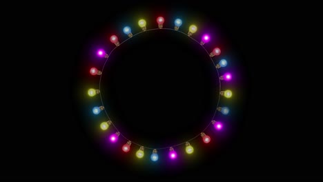 4k beautiful christmas lights flashing christmas string lights wire frame colorful light bulbs