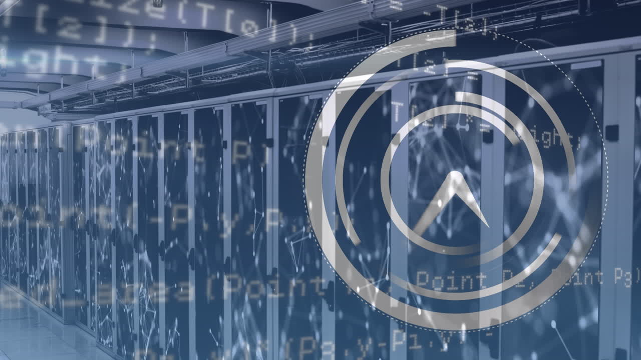 데이터 처리 및 클럭 오버 서버의 애니메이션