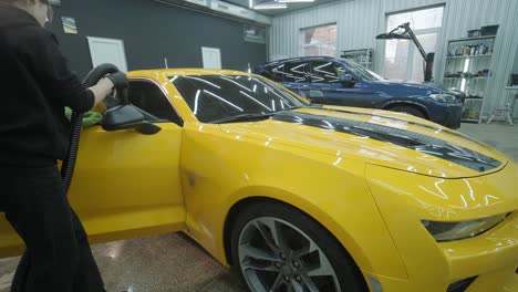 professional car detailing – washing, ceramic coating, and interior cleaning