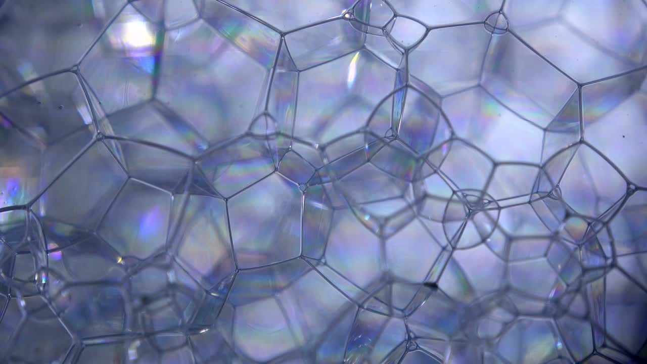 воздушные пузырьки, мыльные пузарьки, поверхностное напряжение воды, радуга, ослепительные мыльные пузыри, многоцветные световые рефлексы, видеоэффекты, фон, 4k