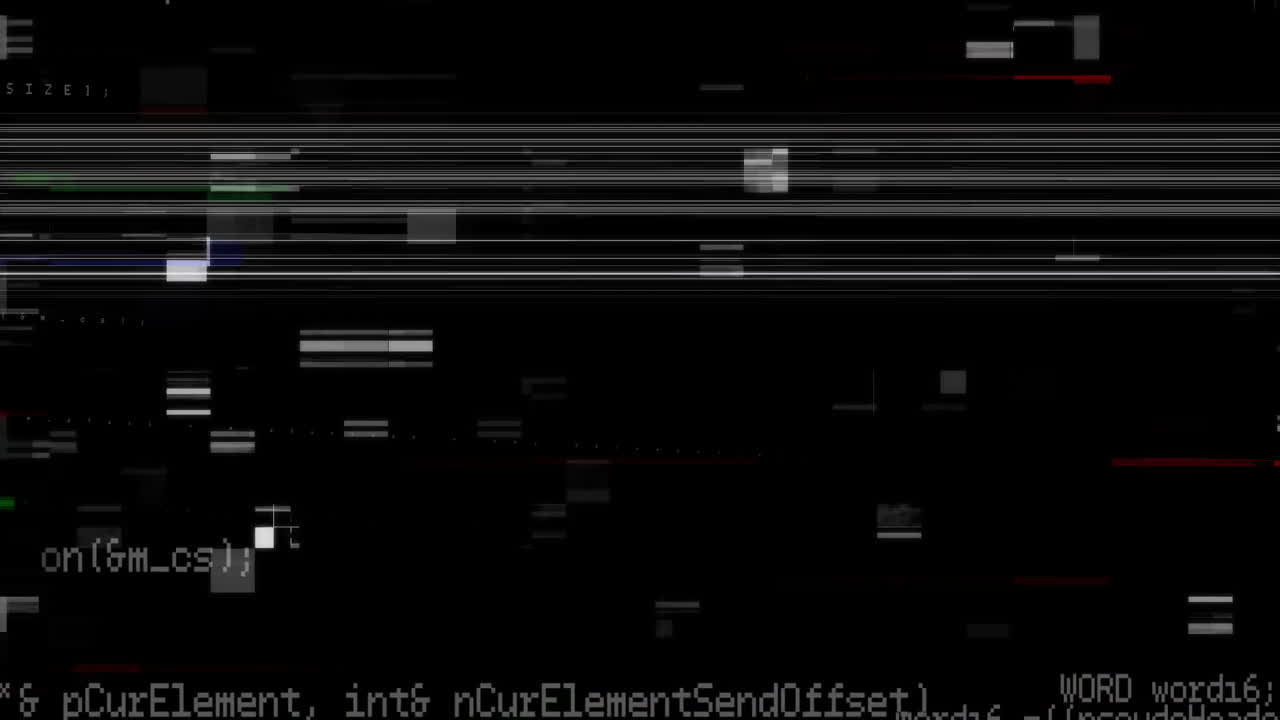 procesamiento de datos en fondo negro