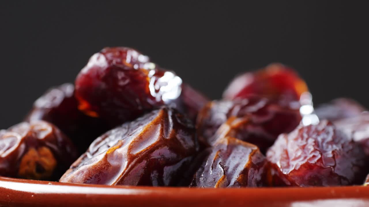 Dried Dates in a Bowl
