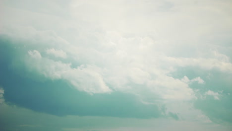beautiful blue clouds rolling in the sky - time lapse