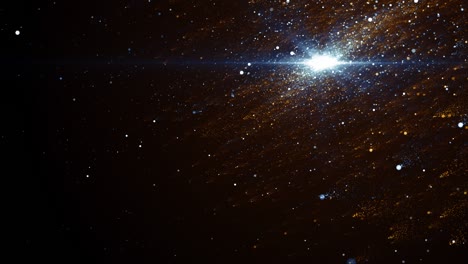 particles blue orange event game trailer titles cinematic concert stage background loop