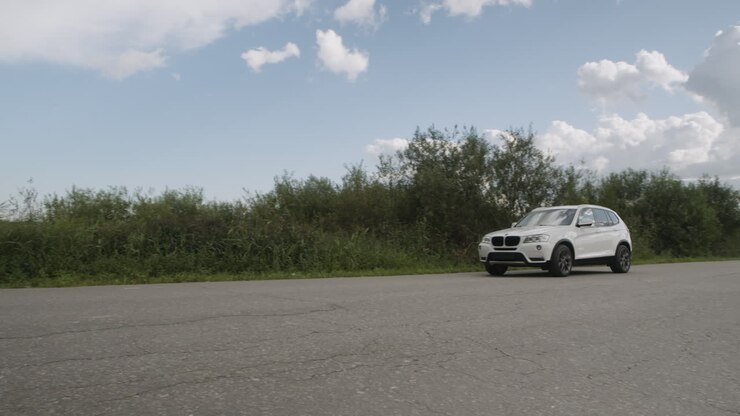 Car on a road