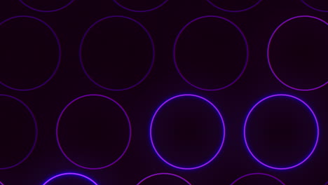 Nightclub-circles-pattern-with-neon-purple-light