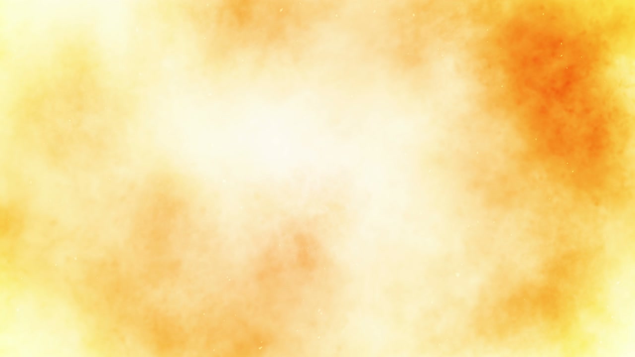 spray de humo de colores. abstract humo vapor soplar fuera. salpicaduras de niebla. tinta de alcohol y acuarela en fondo amarillo. copiar espacio para el texto. animación de bucle.