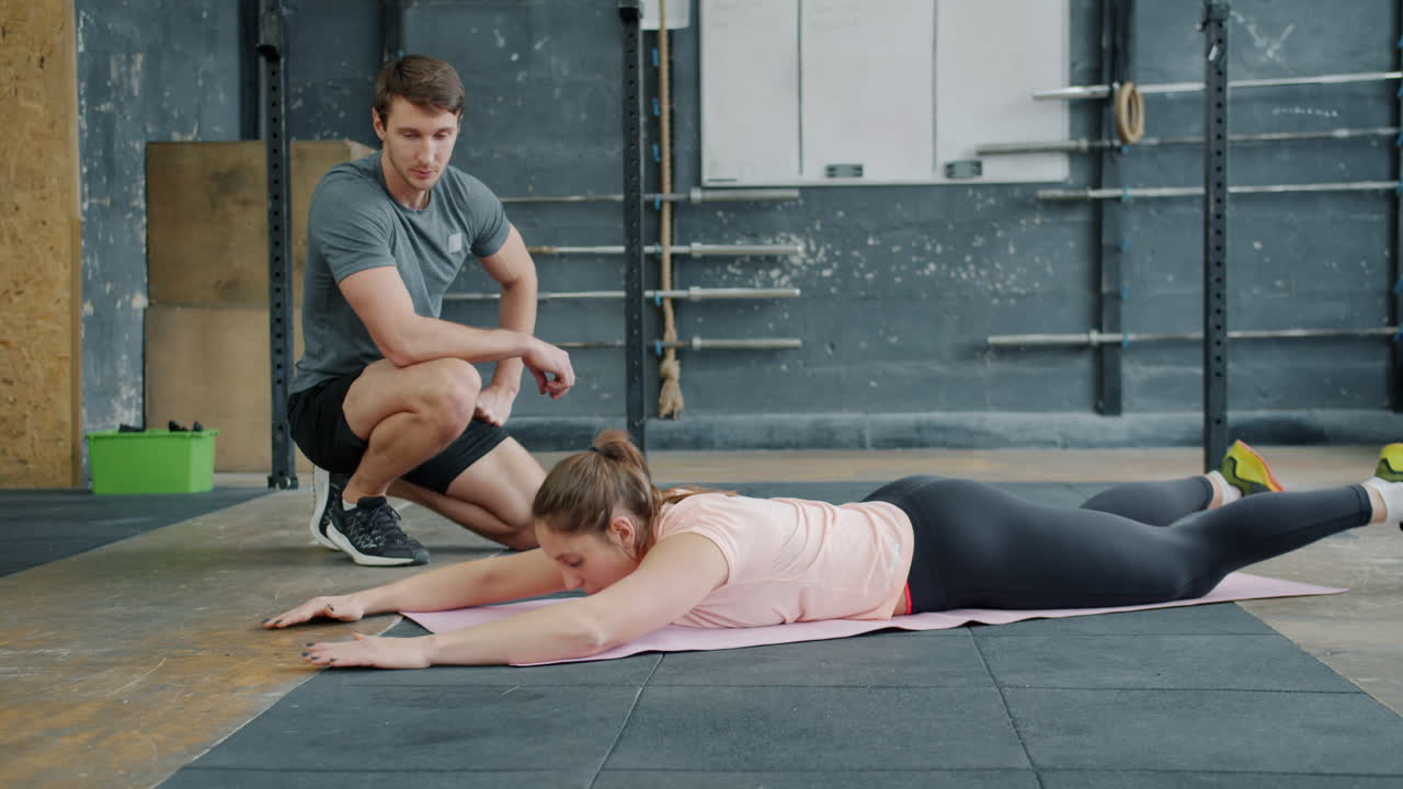 sesión de entrenamiento físico