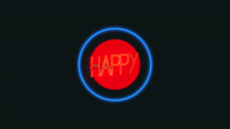 Colorful-neon-sign-with-brightly-lit-Happy-Mothers-Day-in-red-and-blue-letters