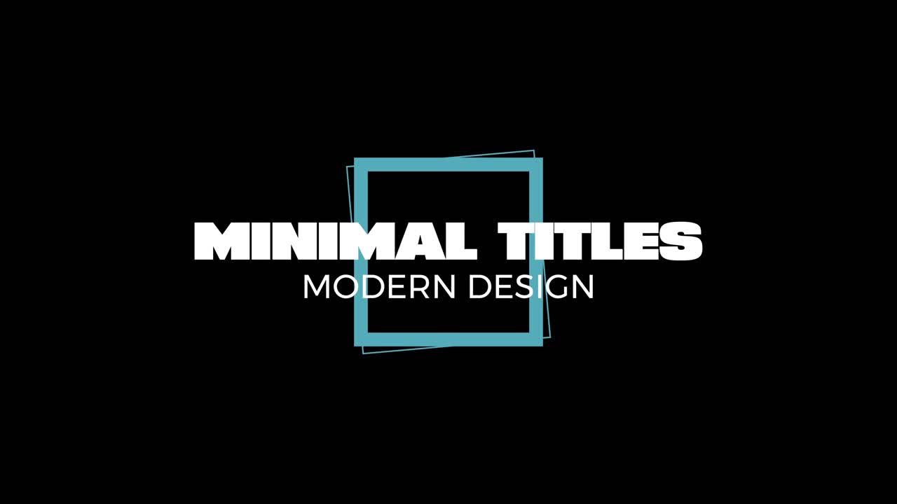 Animated Typography Titles