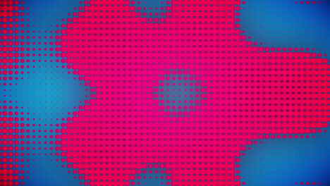 video de puntos azules y rosados