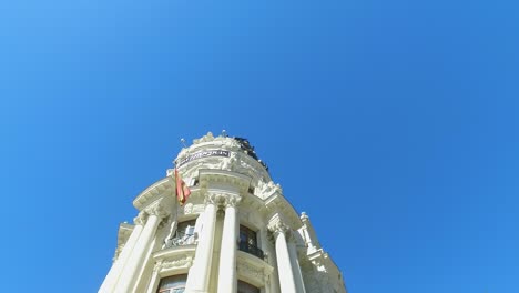 metropolis madrid low angle shot