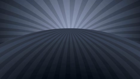 rotating monochrome radial rays. shiny background with ray of light. gray abstract space. loop animation.