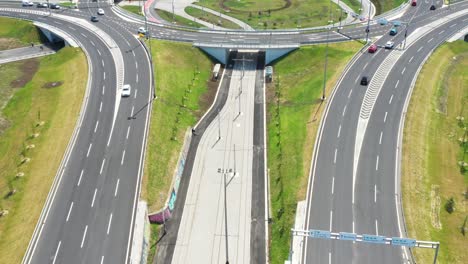 zagreb, croatia, new roundabout in remetinec neighborhood