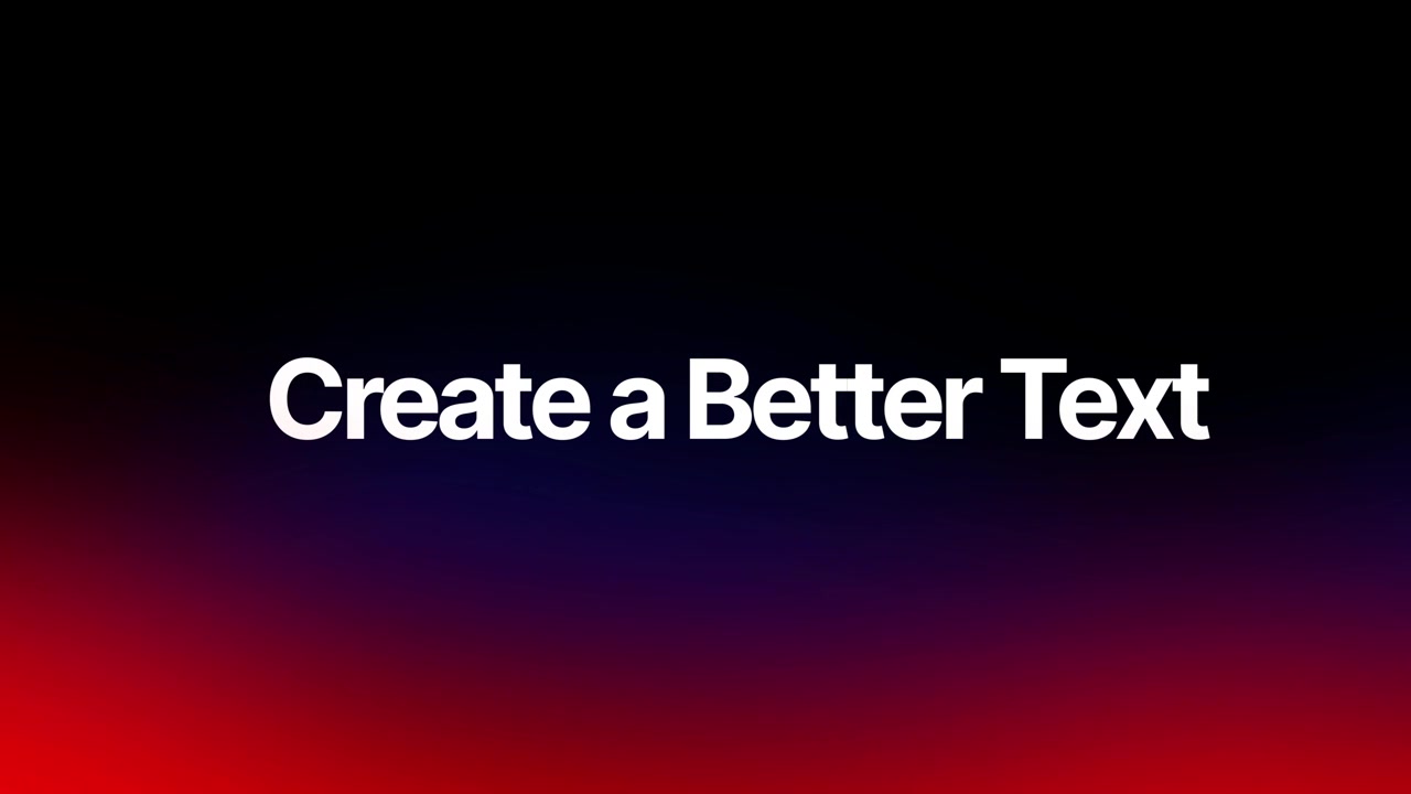 Corporate Text Opener Animation with Modern Typography and Motion Design