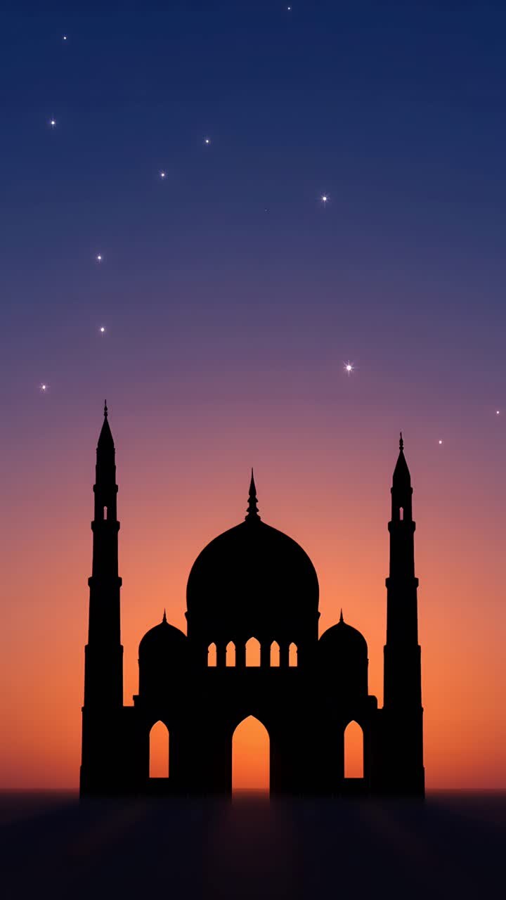 Eid al-Adha Moschea Sfondo islamico 4K