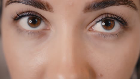 woman's eyes with makeup