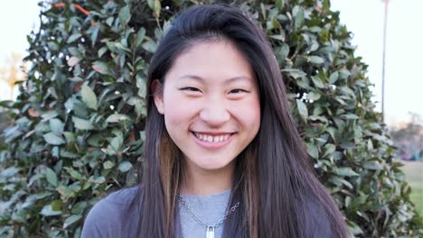 portrait of an asian woman