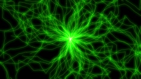 flashing green electrical energy field - seamless looping